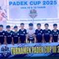 Tim SSB Padang Peduli U-10 berfoto bersama usai memastikan Juara I Padek Cup III 2025