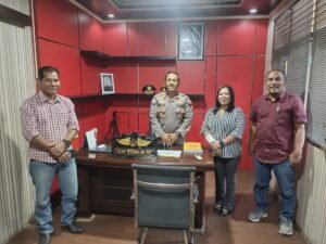 Pertemuan strategis LPK-RI BAI dan Kepolisian di Mapolsek Tualang.