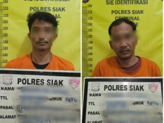 Dua Terduga Pelaku Pembakaran Rumah Gegerkan Warga Kampung Sri Gading, Siak