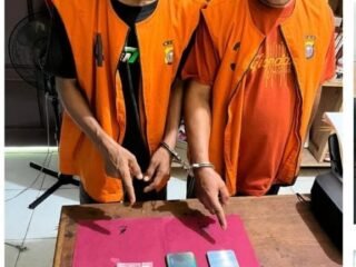 Polsek Sungai Apit tangkap dua pengedar narkoba dengan barang bukti ganja dan sabu