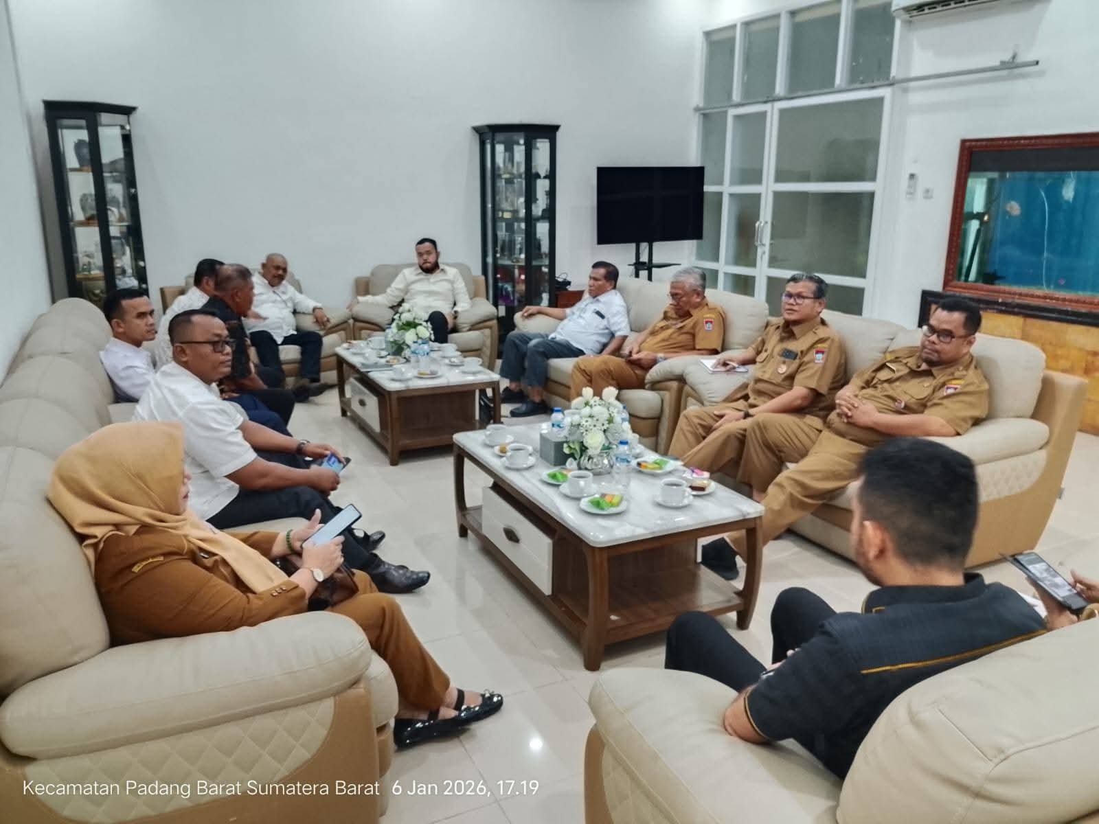 Audiensi PC FSPTI Kota Padang bersama Walikota Padang di Rumah Dinas Walikota