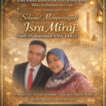 Poster ucapan Selamat Memperingati Isra Mi’raj Nabi Muhammad SAW dari macansumatra.com
