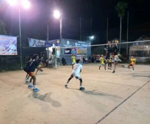 Suasana pertandingan Open Turnamen Bola Voli RBC Reborn Cup IV 2026