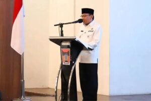 Wawako Maigus Nasir menyampaikan sambutan pada Musrenbang Padang Selatan