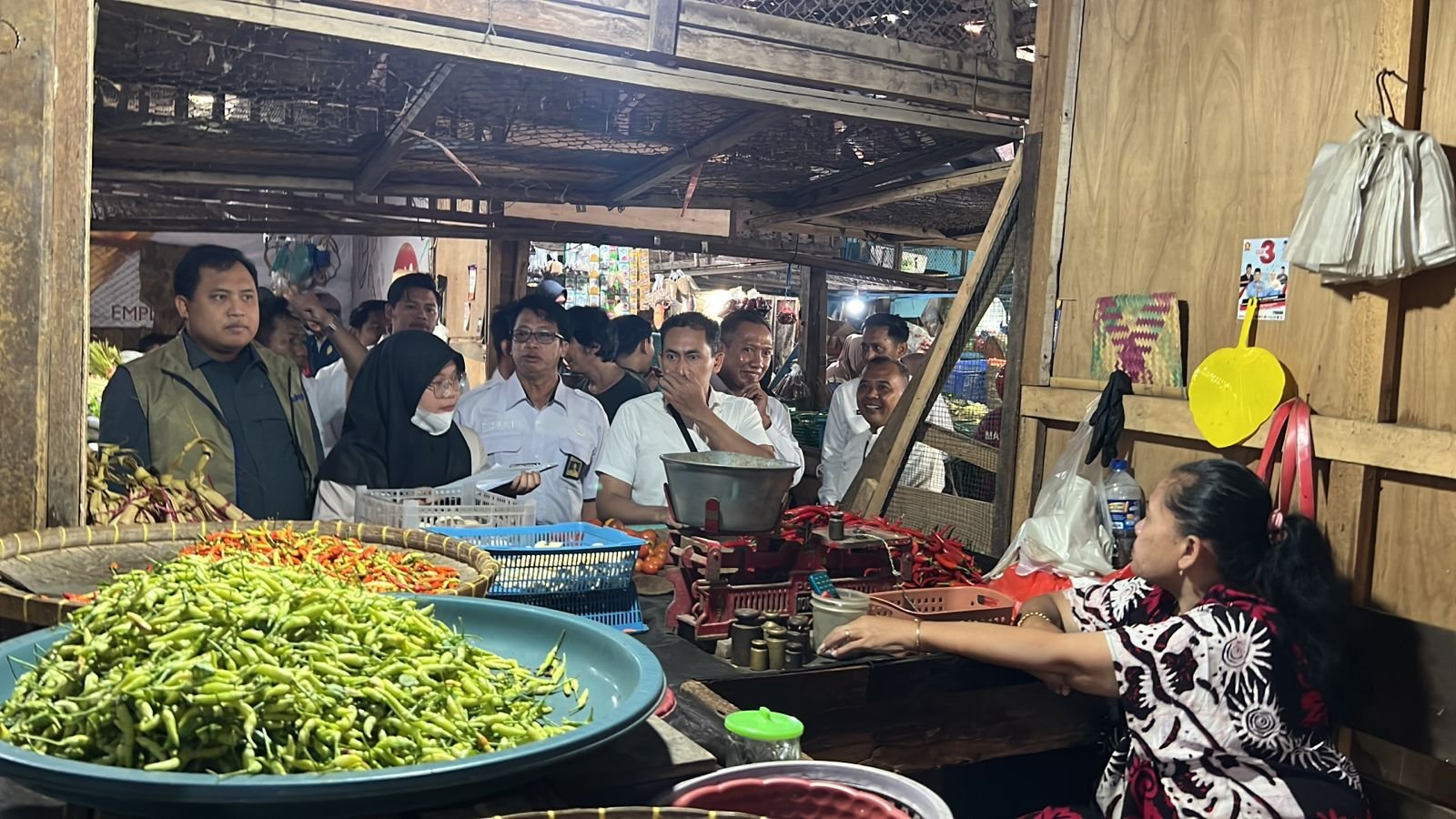 Satgas Pangan Probolinggo cek stok cabai