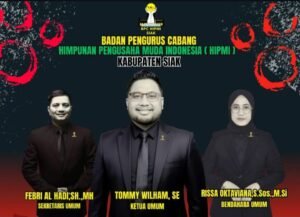 Pengurus BPC HIPMI Siak menyatakan dukungan kepada Tum Sigit Eko Pramono untuk Direktur PT KITB Kabupaten Siak.