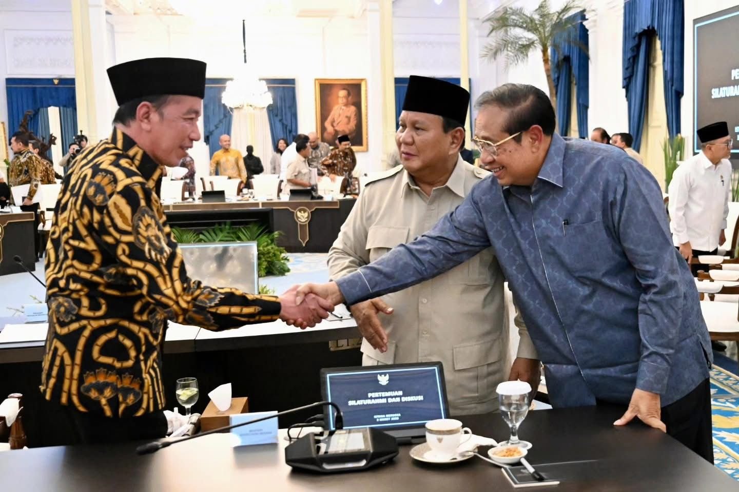 SBY Jokowi Prabowo Iran bahas konflik geopolitik di Istana Merdeka