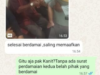 Mediasi kasus dugaan pencemaran nama baik di Polsek Siak Kecil Bengkalis berakhir damai