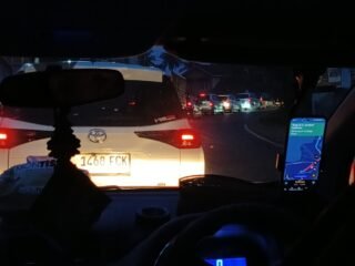 Macet Prabumulih – Muara Enim Saat Arus Balik Lebaran