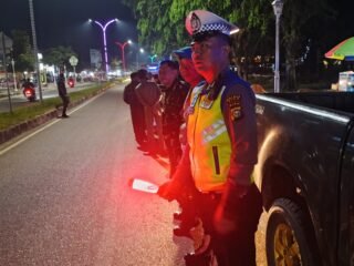 Kapolsek Tualang Pimpin KRYD, Antisipasi Arus Balik dan Jaga Kamtibmas