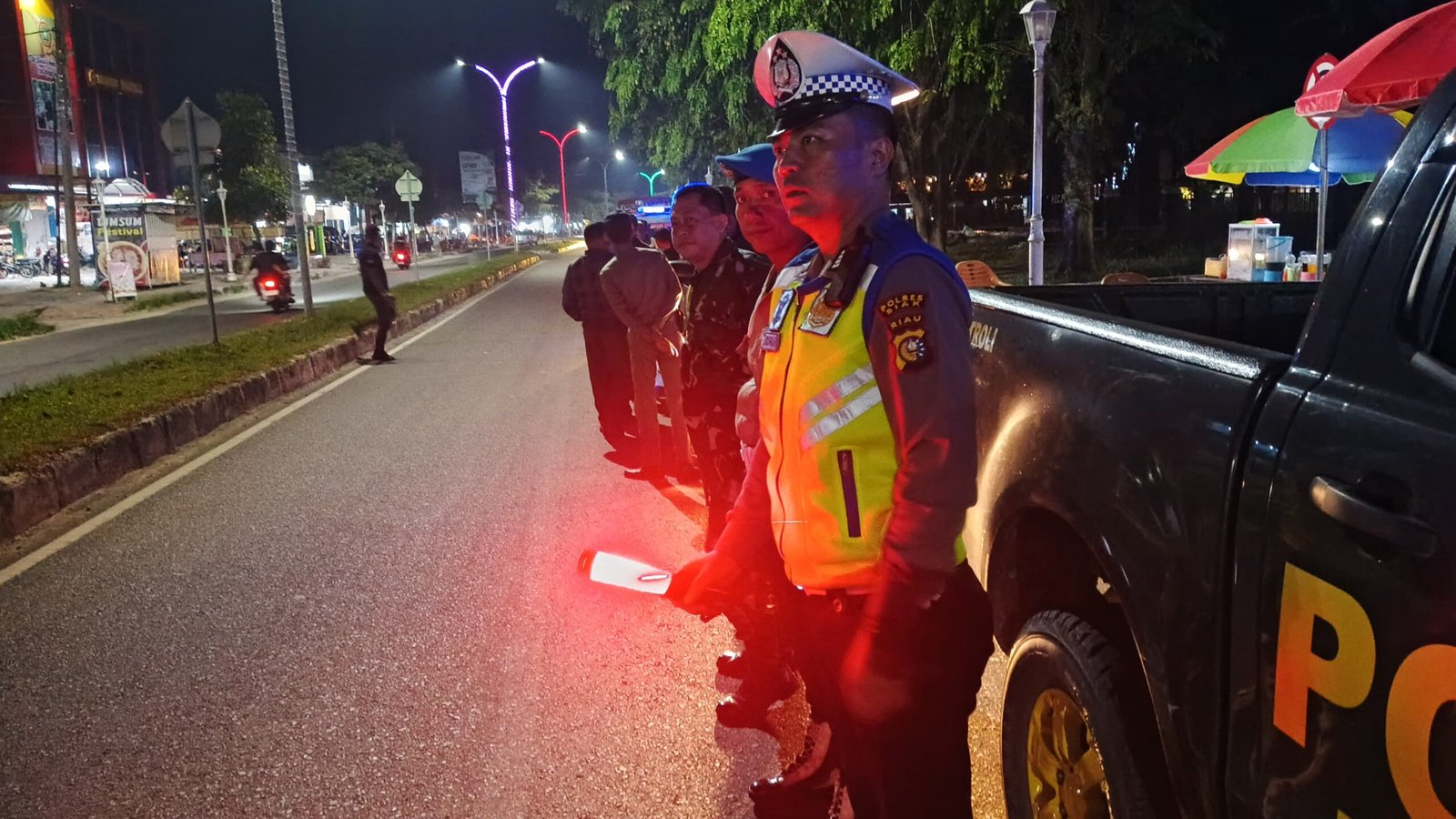 Polisi lakukan patroli KRYD di Perawang malam hari