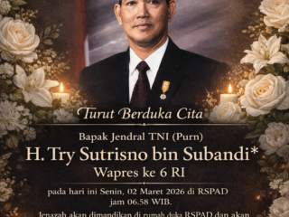 Profil Try Sutrisno Lengkap Wakil Presiden ke-6 RI