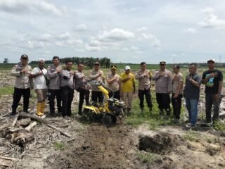 Polsek Tualang Siapkan Lahan Jagung demi Ketahanan Pangan Nasional