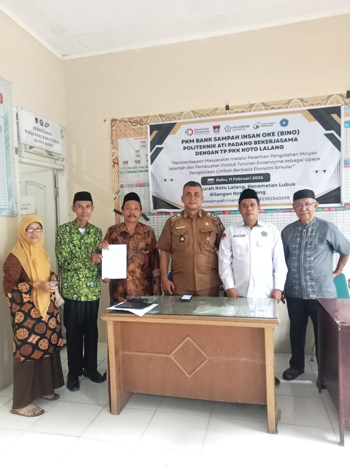 Musyawarah Ranting DMI Lubuk Kilangan di Kantor Lurah Indarung