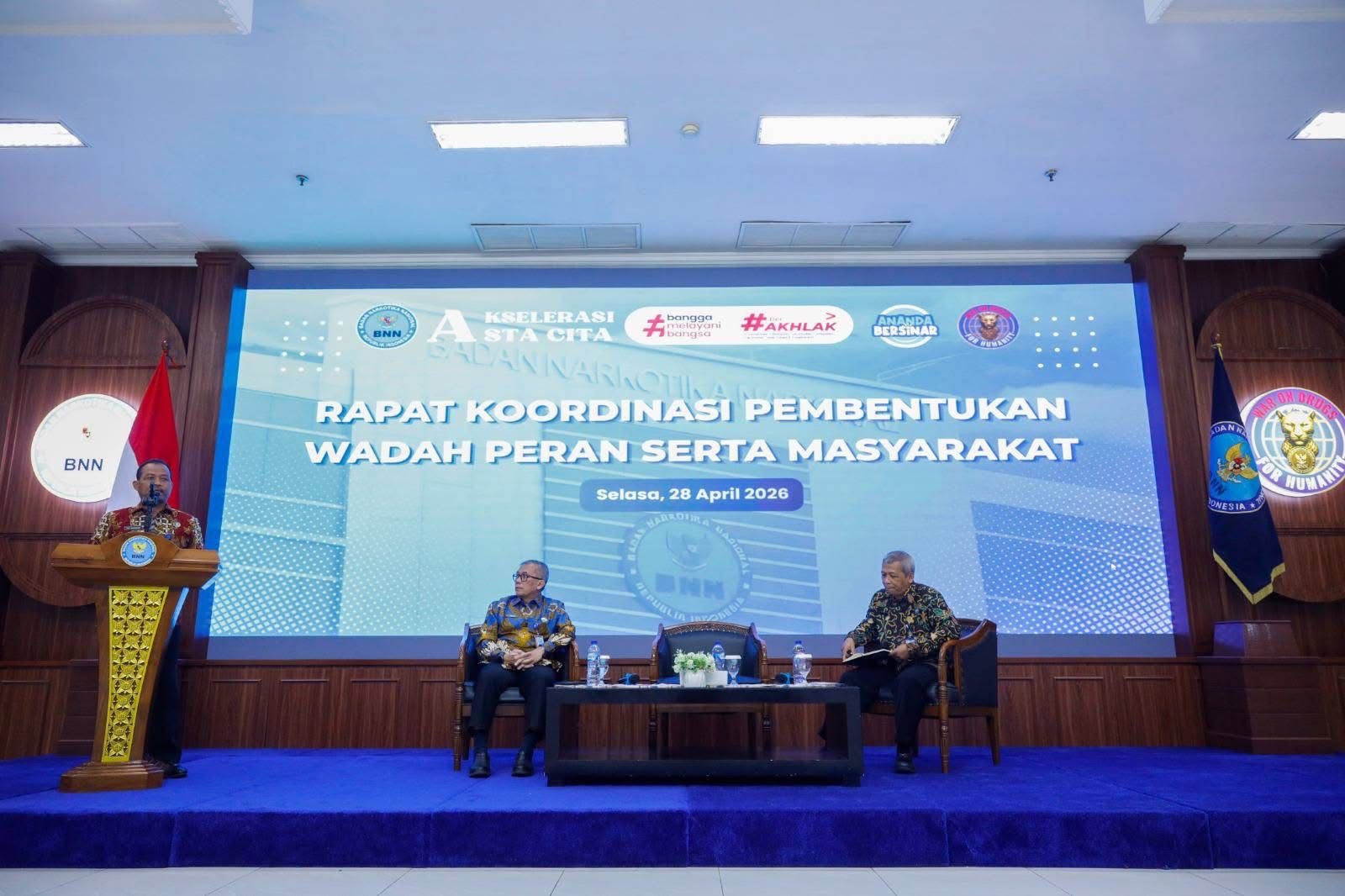 Rapat koordinasi BNN pembentukan wadah peran serta masyarakat di Jakarta