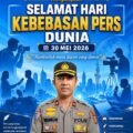 Kapolsek Tualang ucapan Hari Kebebasan Pers Dunia 2026