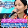 DISALAHKAN JURI, JOSEPHA ALEXANDRA JUSTRU BANJIR DUKUNGAN DAN TAWARAN BEASISWA