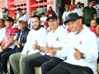 Wali Kota Padang Fadly Amran menghadiri Gebyar Gebu Minang bersama pelaku UMKM di Kota Padang