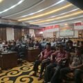 Suasana RDP DPRD Pessel membahas bangunan mirip klenteng di Pulau Cubadak.