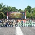 Danrem 081 DSJ dan Pangdam V Brawijaya menghadiri penutupan TMMD ke-128 di Trenggalek
