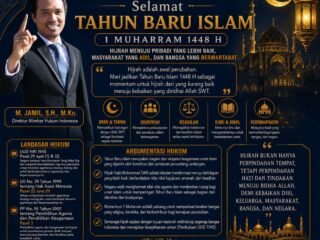 MHI: Tahun Baru Islam 1448 H Momentum Hijrah Meningkatkan Kesadarab Hukum di Era Digital