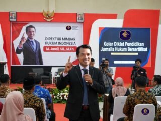 Direktur MHI M Jamil saat membuka Pelatihan dan Sertifikasi C.ILJ Batch 5 di Jakarta