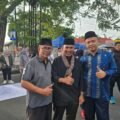 Damyursal SM bersama Kolonel AL Fahmi Bahar dan DR Lukman Hakim pada Deklarasi Sumbar Anti LGBT dan Narkoba di Padang.