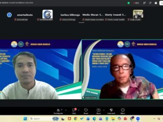 Webinar Nasional Mimbar Hukum Indonesia membahas Permenkes Nomor 6 Tahun 2026 tentang hak pasien melalui Zoom.