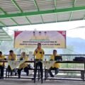 Ketua DPD Partai Golkar Pesisir Selatan bersama pengurus dan kader usai pelaksanaan Muscam di Abyan Waterpark, Kecamatan Bayang, Senin (13/7/2026).