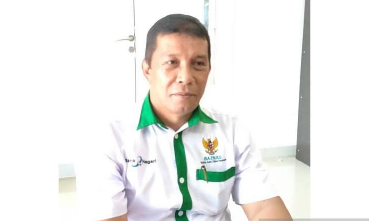 Ketua BAZNAS Kabupaten Pesisir Selatan Yose Leonando menyampaikan informasi pembukaan Beasiswa Pendidikan Tinggi Tahun 2026 bagi mahasiswa kurang mampu