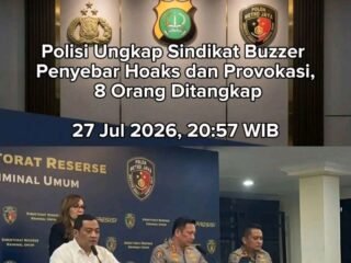 Polda Metro Jaya Bongkar Sindikat Penyebar Hoaks dan Provokasi, Delapan Tersangka Diamankan