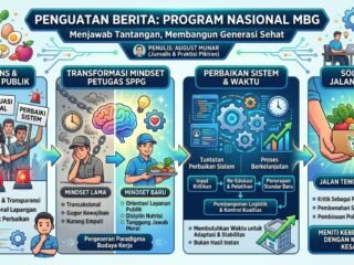 Program Makan Bergizi Gratis Infografis Program Makan Bergizi Gratis, transformasi mindset petugas SPPG dan pembenahan sistem