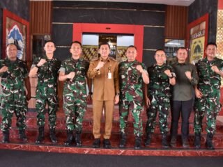 Silahturahmi, Sinergi dan Akselerasi Danyonif TP 449/SH Beserta Staf dengan Plt.Bupati Sukoharjo