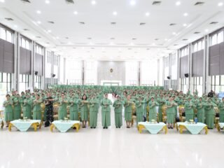 Kodam XIX/Tuanku Tambusai Perkuat Peran Persit, Harmoni Keluarga Jadi Penopang Tugas Prajurit