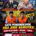 Polresta Deli Serdang Ungkap Kasus Narkotika, Amankan pengedarnya beserta 82,62 Gram Sabu, Ekstasi dan Ganja   