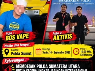 DARAH BIRU MASA DEPAN TERANCAM: GAB Desak Polda Sumut dan Interpol Libas Jaringan Internasional Vape "Getar" di Tanjung balai