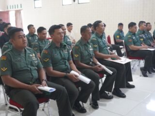 Jaga Integritas Personel, Intel Korem 074/Warastratama Gelar Litpers Jabatan Tertentu di Kodim Boyolali   