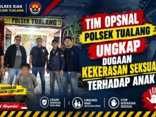 Tim Opsnal Polsek Tualang Ungkap Dugaan Kekerasan Seksual terhadap Anak, Terduga Pelaku Diamankan