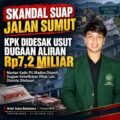 Skandal Suap Jalan Sumut: KPK Didesak Jerat Mantan Kadis PU