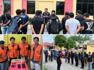 Satresnarkoba Polresta Deli Serdang Gerebek Sarang Narkoba di Kualanamu, 4 Pria Diamankan
