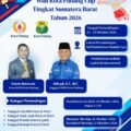 Turnamen Bulutangkis Wali Kota Padang Cup Tingkat Sumatera Barat Tahun 2026 Segera Digelar